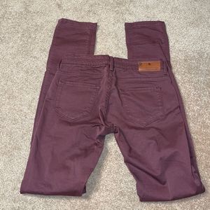 Maison Scotch Red Skinny Jeans LaParisienne Size 25